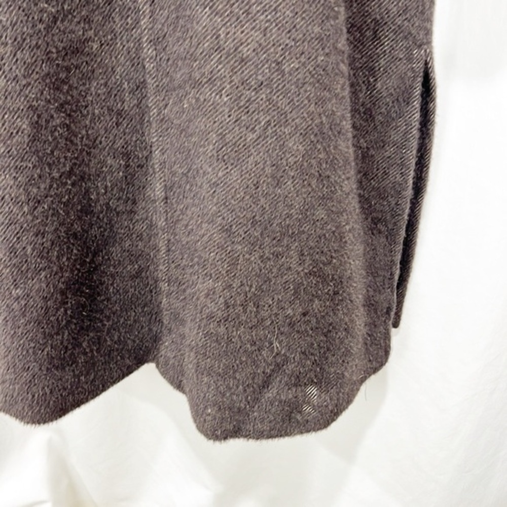 Maxmara Full Length Wool Side Split Oversized Dre… - image 4